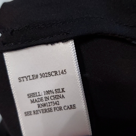 Beyond Vintage Black Blouse Size XS - Picture 6 of 9